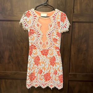 Storia Illusion Neck Dress - Vici Collection